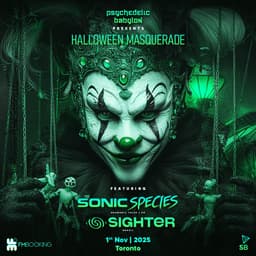 Psychedelic Halloween Masquerade with SONIC SPECIES (UK) & SIGHTER (BZ) - Toronto