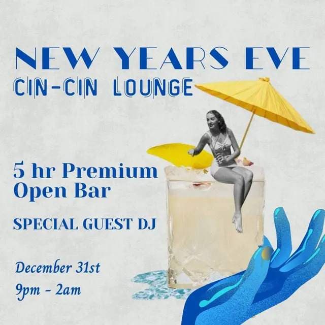 Cin Cin Lounge NYE 2026 Party