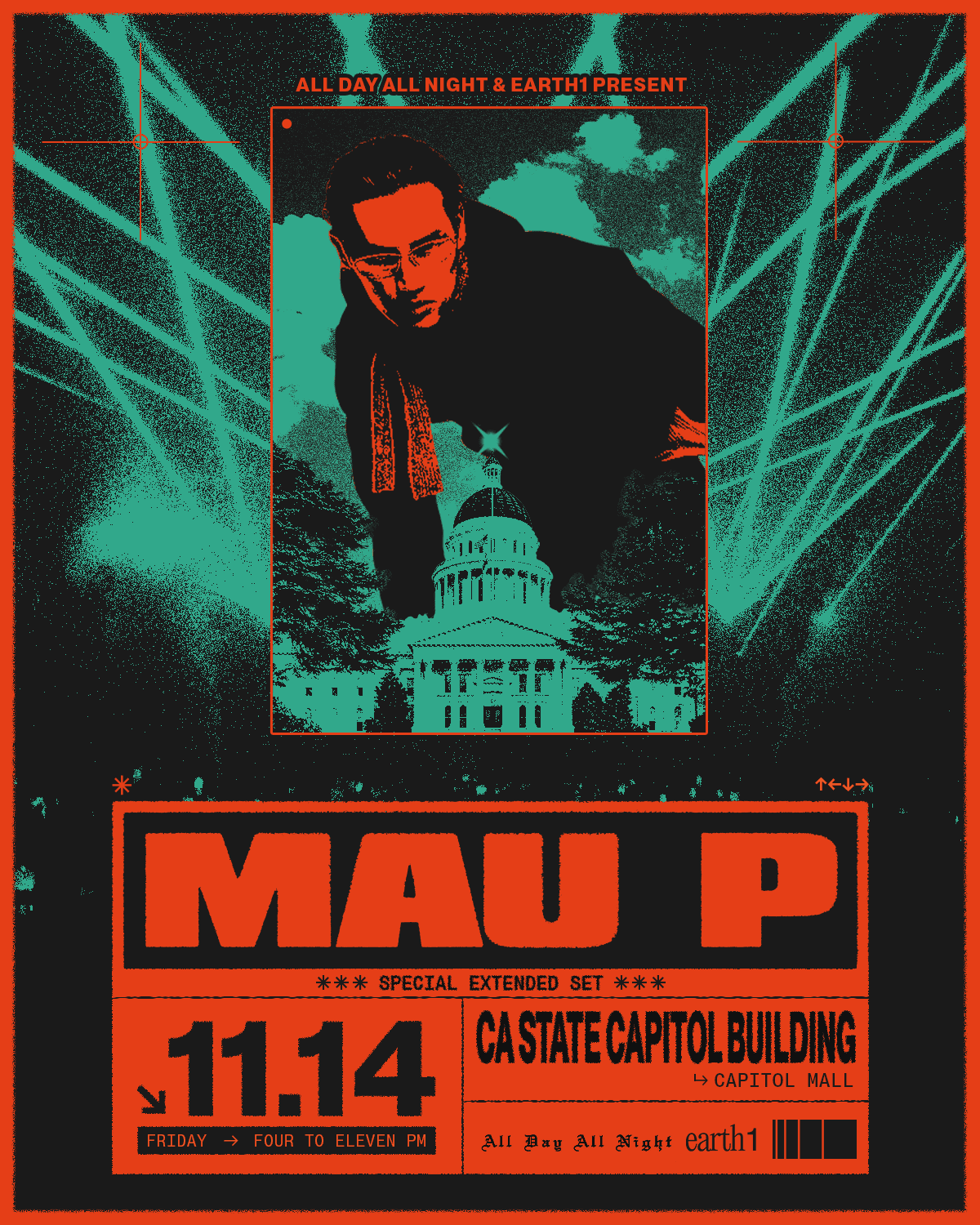 Mau P at CA State Capital