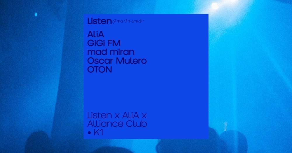 Listen x AliA x Alliance Club