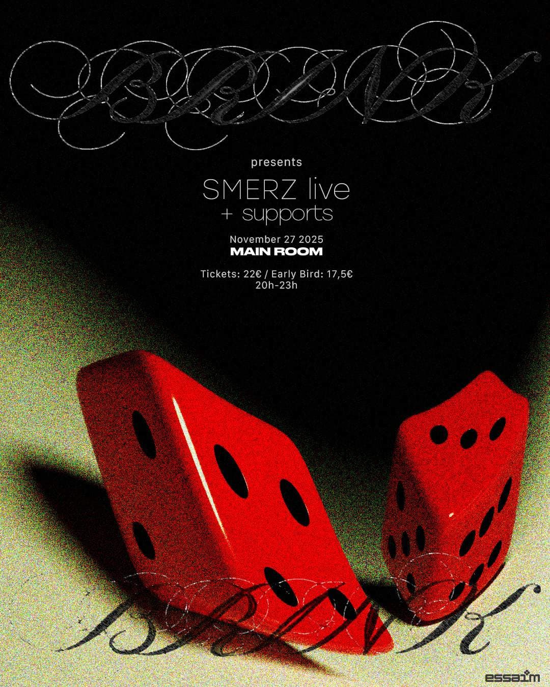 Brink presents Smerz + support