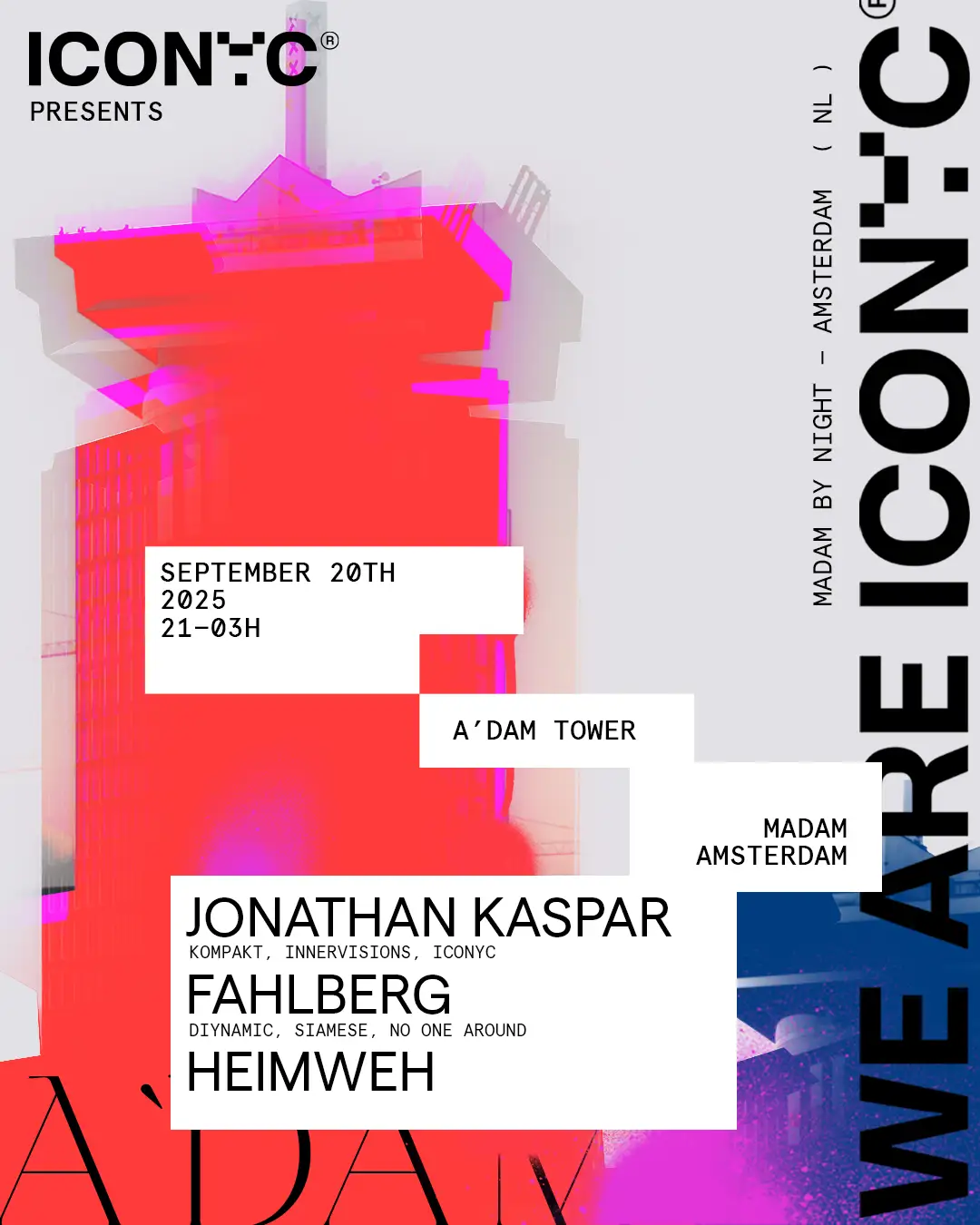 Madam by Night invites: WE ARE ICONYC