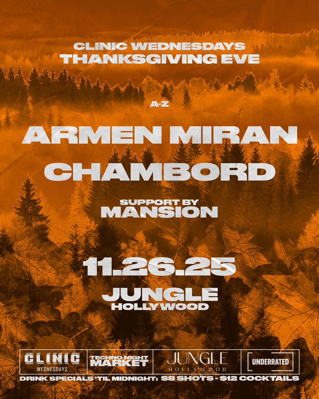 Armen Miran + Chambord: Clinic Thanksgiving Eve