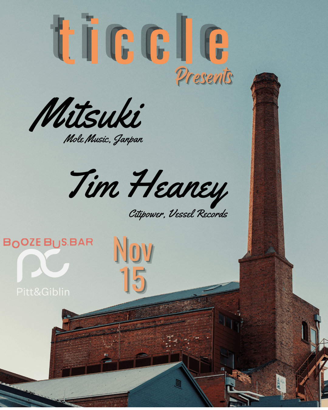 ticcle presents Mitsuki & Tim Heaney