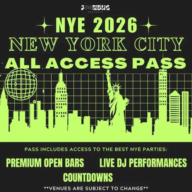 NYE 2026 Party Pass Top Venues