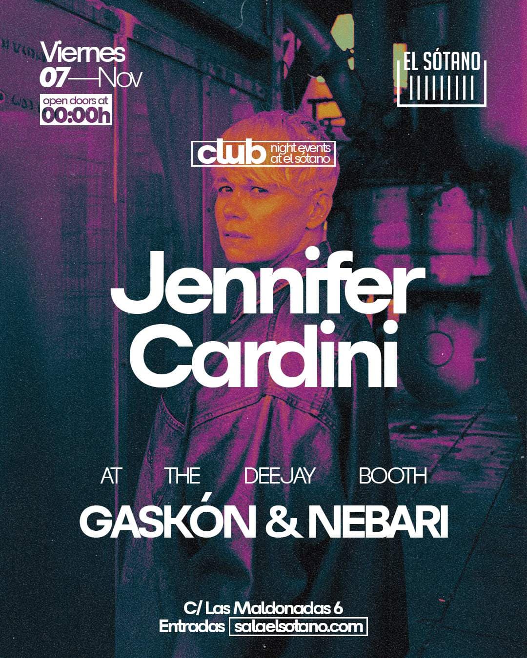 Jennifer Cardini + Gaskón & NEBARI