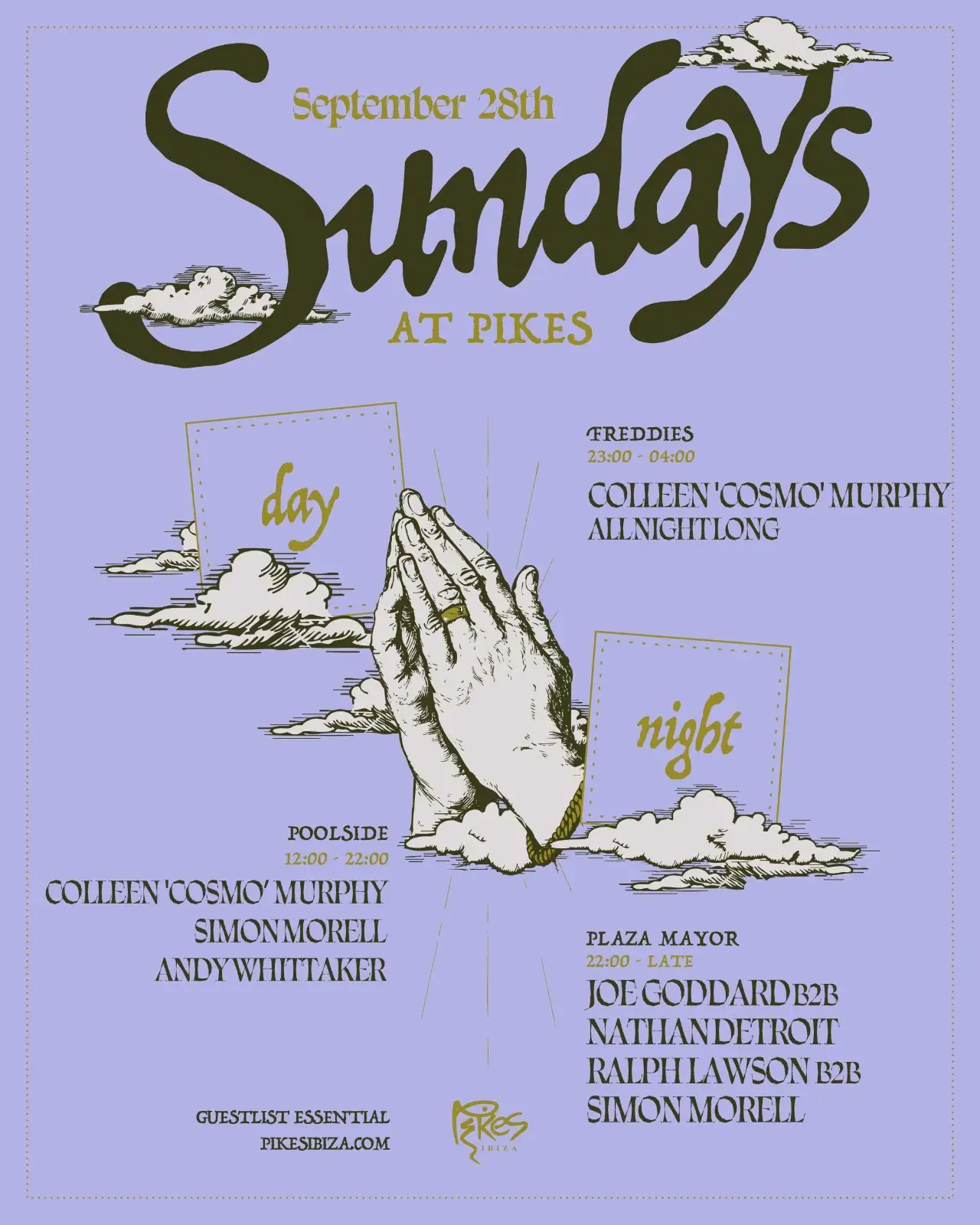 Sundays at Pikes 28 sep