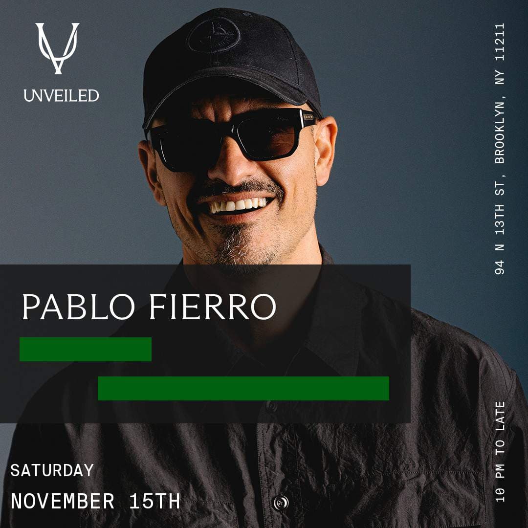 Pablo Fierro at UNVEILED