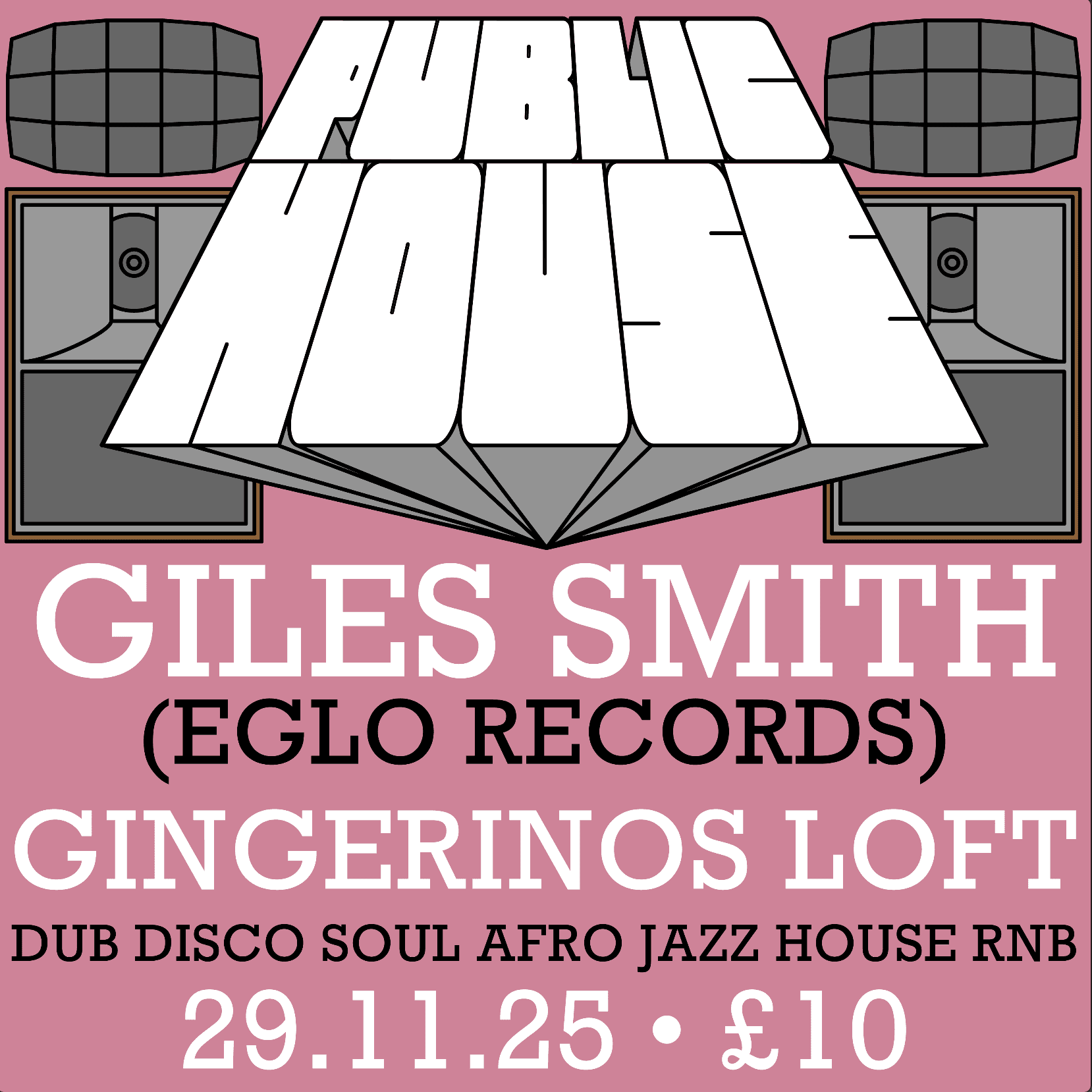 Public House Hifi presents Giles Smith (Eglo Records / NTS)