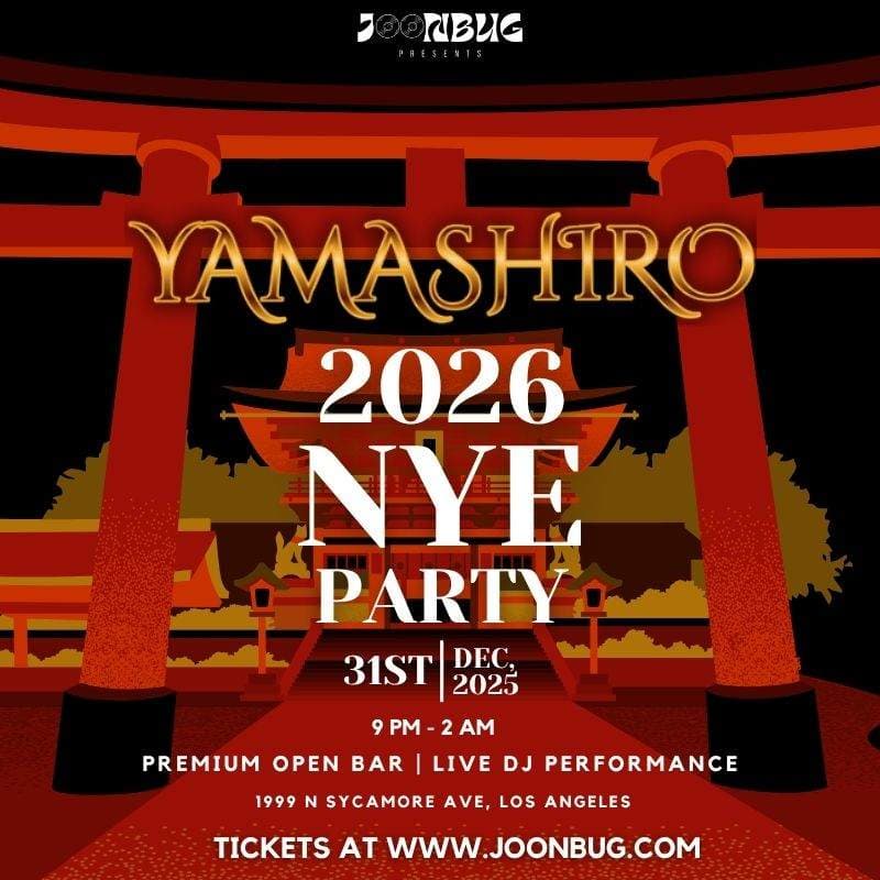 Yamashiro NYE 2026 Party