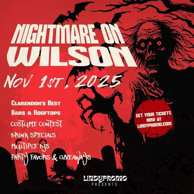NIGHTMARE ON WILSON HALLOWEEN BAR CRAWL 11/1