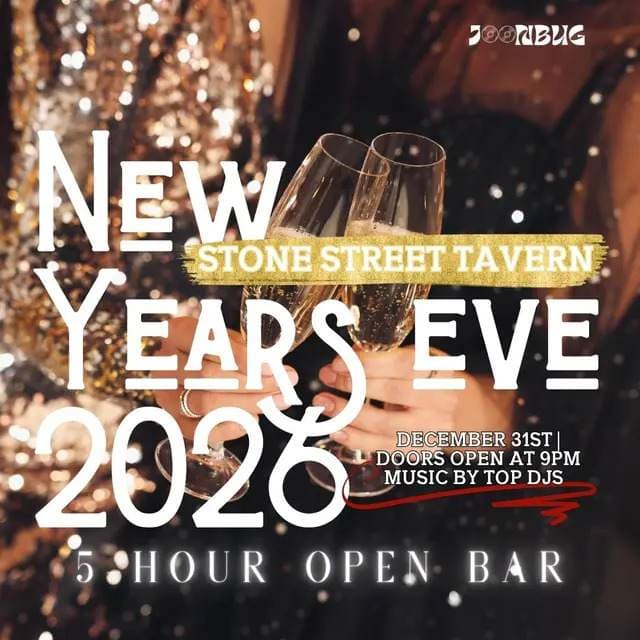 Stone Street Tavern NYE 2026 Party