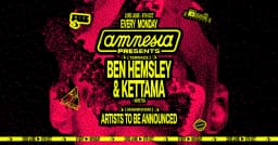 Amnesia presents 22 sep