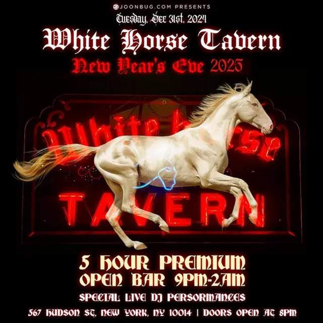 White Horse Tavern NYE 2026 Party