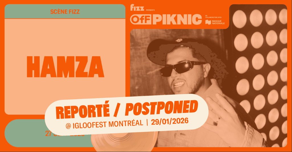Hamza à Igloofest Montréal