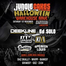Jungle Cakes Halloween with Deekline, Ed Solo + more