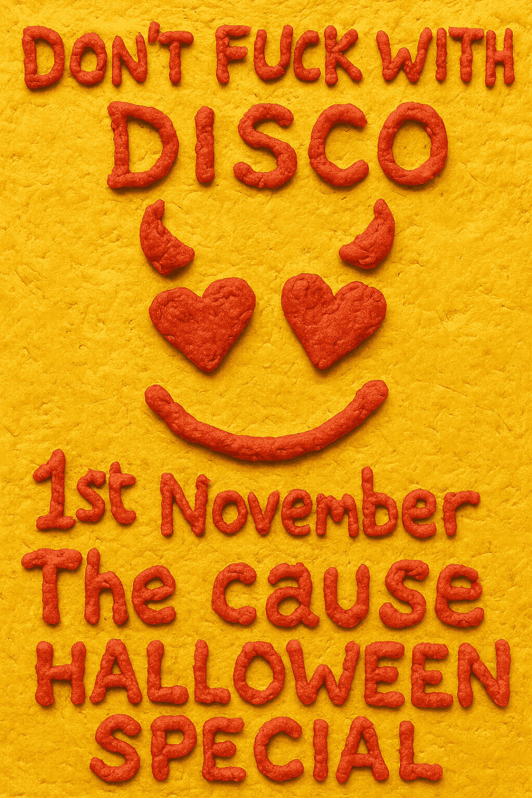 Don't F**k with Disco - Halloween DAY Party (NO COSTUME, NO ENTRY)