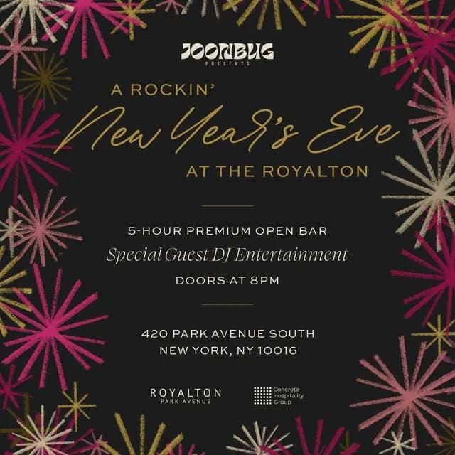 Royalton Hotel Rooftop NYE Party 2026