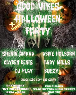 GOOD VIBES HALLOWEEN PARTY