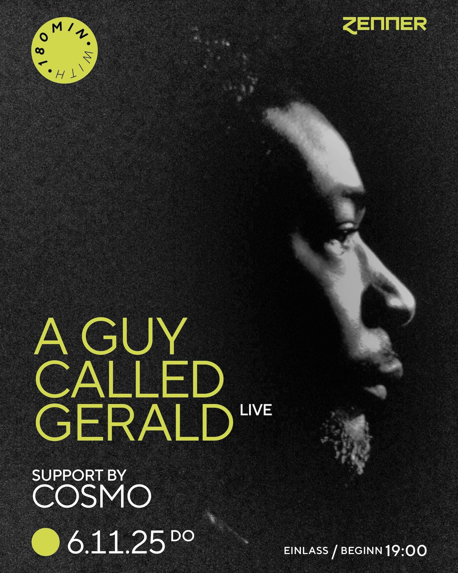 180 min with A Guy Called Gerald (live)