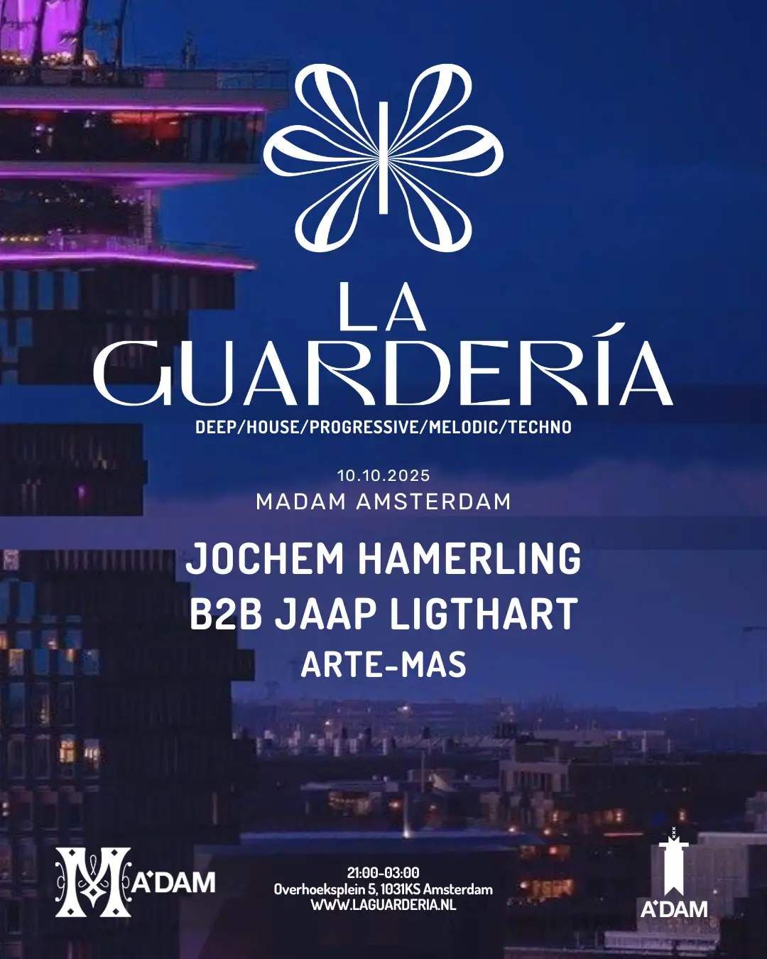 Madam by Night invites: La Guardería