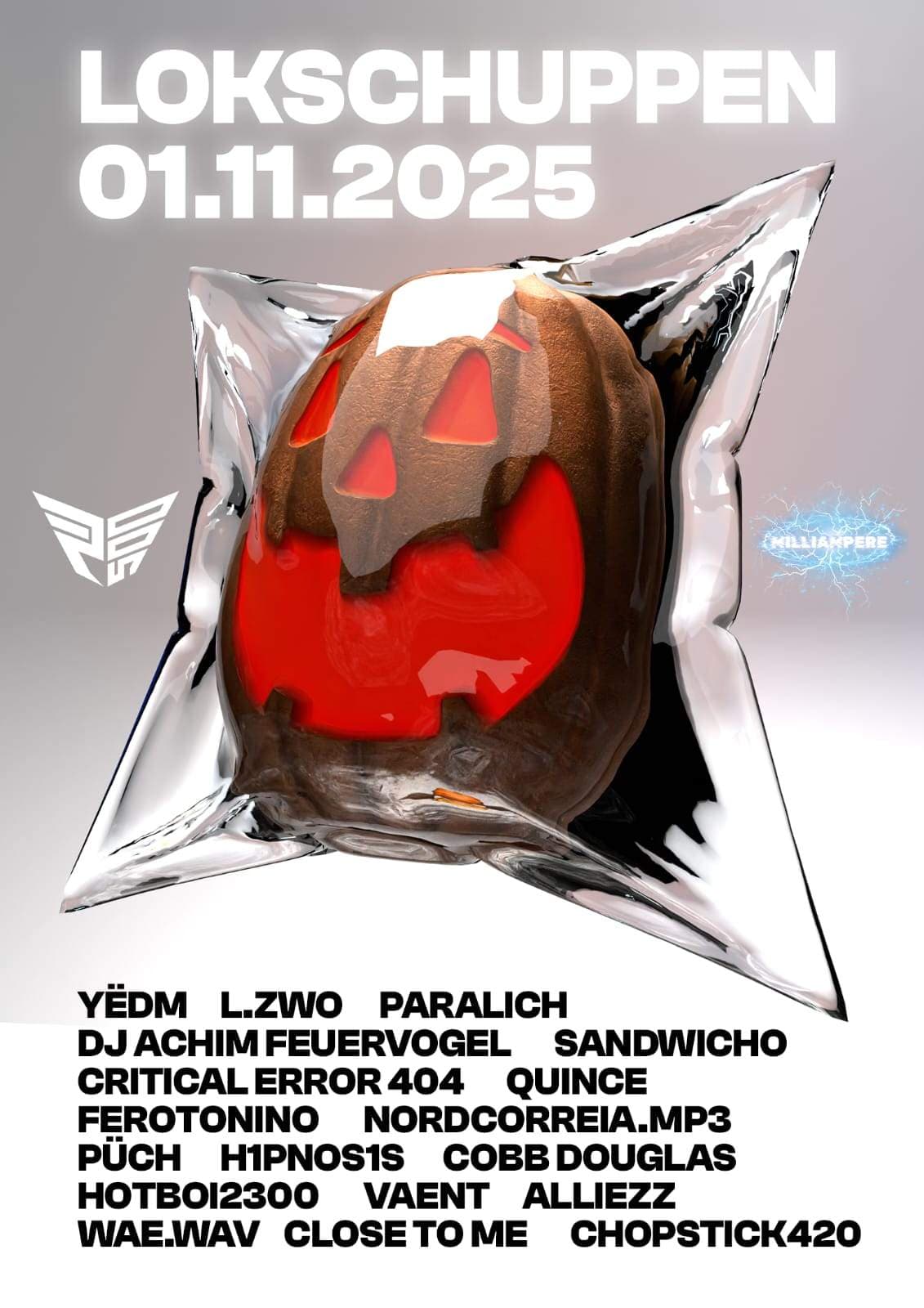 MILLIAMPERE x RAVEOUT500 w/ L.zwo, Paralich, DJ Achim Feuervogel, HOTBOI2300, CRITICAL ERROR404