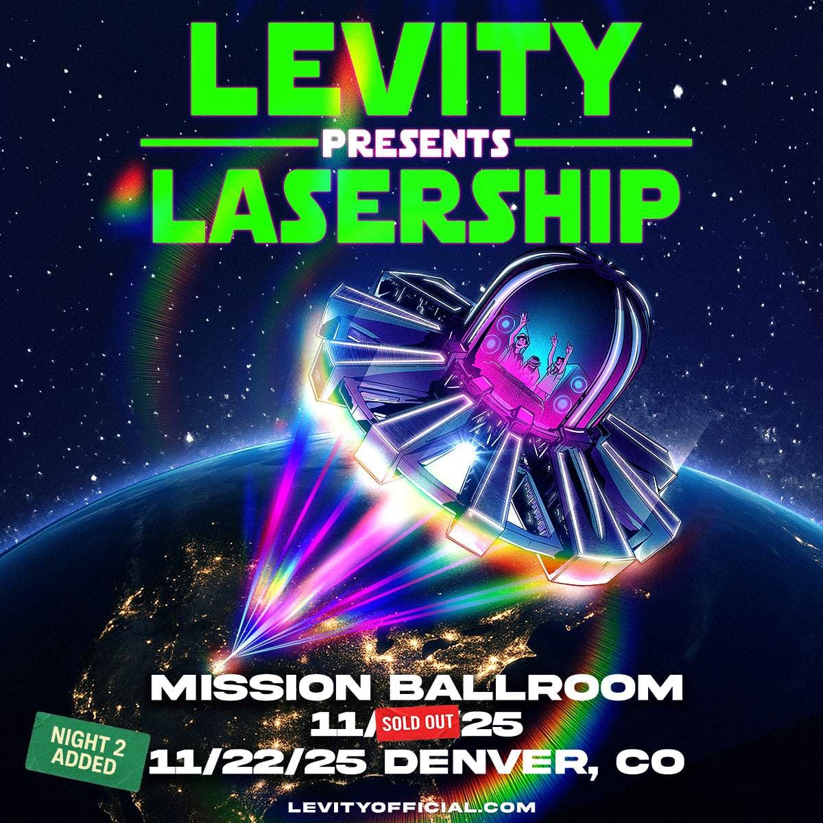 Levity presents: LASERSHIP